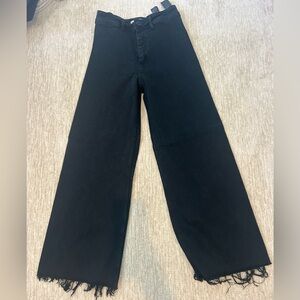 Zara Marine Straight Black Jeans